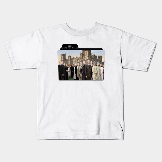 The Downton Abbey Rebel Kids T-Shirt by shieldjohan